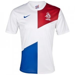2013 Netherlands Away Women\'s White Jersey Shirt