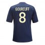 13-14 Olympique Lyonnais #8 Gourcuff Away Black Jersey Shirt