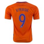 Netherlands Home Soccer Jersey 2016 V. PERSIE 9