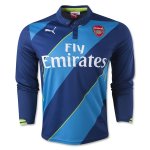 Arsenal 14/15 Long Sleeve Third Cup Soccer Jersey