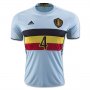 Belgium Away Soccer Jersey 2016 KOMPANY #4