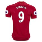 Liverpool Home Soccer Jersey 2016-17 BENTEKE 9