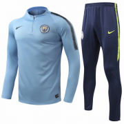 2018-19 Manchester City Tracksuits Sky Blue and Pants