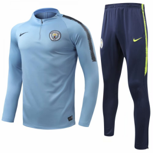 2018-19 Marseilles Training Tracksuit Blue