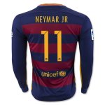 Barcelona LS Home Soccer Jersey 2015-16 NEYMAR JR #11