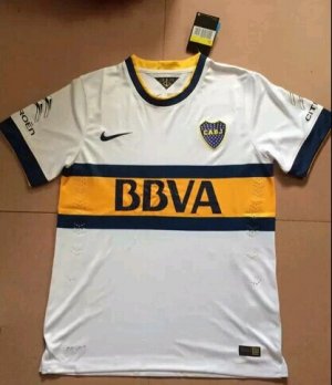 Boca Juniors 14/15 White Away Soccer Jersey [1410100339]