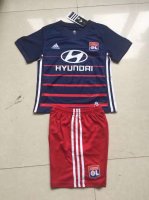 Kids LYON Away Soccer Kit 2017/18 (Shirt+Shorts)