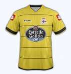 13-14 Deportivo La Coruña Away Yellow Jersey Shirt