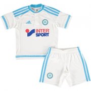 Kids Olympique de Marseille Home Soccer Kit 2015-16(Shirt+Shorts)