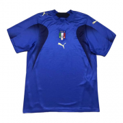 Retro Italy Home Blue Soccer Jerseys 2006 World Cup Champion