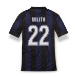 13-14 Inter Milan #22 Milito Home Soccer Jersey Shirt