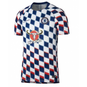 18-19 Chelsea Training Jersey White