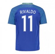 Brazil Away Soccer Jersey 2016 Rivaldo 11