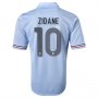 2013 France #10 ZIDANE Away Blue Soccer Jersey Shirt