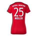 Bayern Munich Home Soccer Jersey Women 2015-16 MULLER #25