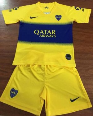 Children Boca Juniors Away Soccer Suits 2019/20 Shirt and Shorts