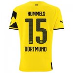 Borussia Dortmund 14/15 HUMMELS #15 Home Soccer Jersey