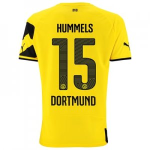 Borussia Dortmund 14/15 HUMMELS #15 Home Soccer Jersey