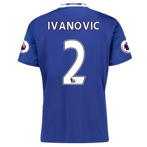 Chelsea Home Soccer Jersey 2016-17 2 IVANOVIC