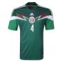 2014 Mexico #4 R.MARQUEZ Home Green Soccer Jersey Shirt