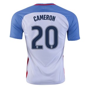 USA Home Soccer Jersey 2016 CAMERON
