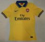 13-14 Arsenal Away Yellow Jersey Shirt