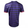 12/13 Arsenal Away Black and Blue Soccer Jersey Shirt