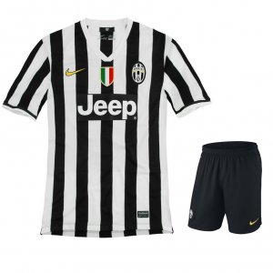 13-14 Juventus Home Jersey Kit(Shirt+Shorts)