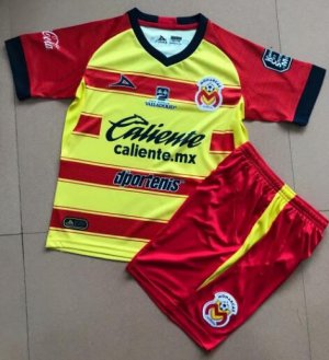 Children Monarcas Morelia Home Soccer Suits 2019/20 Shirt and Shorts