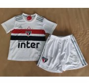 Children Sao Paulo Home Soccer Suits 2020/21 Shirt and Shorts