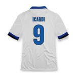 13-14 Inter Milan #9 Icardi Away White Soccer Jersey Shirt