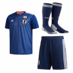 Kids Japan Home Soccer Kit 2018 World Cup (Shirt+Shorts+Socks)