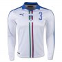 Italy Away Soccer Jersey 2016 CHIELLINI #3 LS