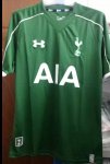 Tottenham Hotspur Gaolkeeper Soccer Jersey 2015-16 Green