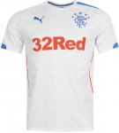 Rangers FC White Away Soccer Jersey 14/15