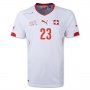 2014 Switzerland #23 SHAQIRI Away Soccer Jersey