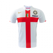 07/08 Inter Milan 100th Anniversary Away Red&White Retro Jerseys Shirt