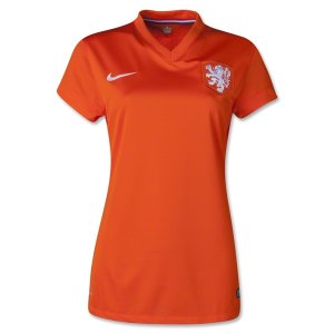 Netherlands 2014 Women\'s Home Soccer Jersey
