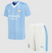 Manchester City Children Home Soccer Kit 2023/24