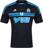 Olympique Marseille 14/15 Black Away Soccer Jersey