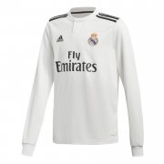Real Madrid Home Soccer Jersey 2018/19 LS