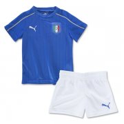 Kids Italy Home Soccer Kit 2016 Euro (Shirt+Shorts)