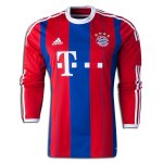 Bayern Munich 14/15 Long Sleeve Home Soccer Jersey