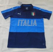 Italy Polo Shirt 2016 Euro Blue