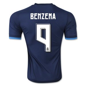 Real Madrid Third Soccer Jersey 2015-16 BENZEMA #9