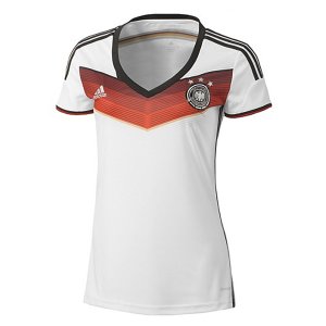 2014 Germany Home White Women\'s Soccer Jersey Shirt