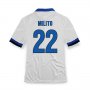 13-14 Inter Milan #22 Milito Away White Soccer Jersey Shirt