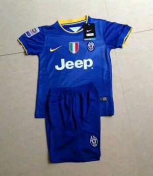 Kids Juventus 14/15 away soccer kit(shirt+shorts)