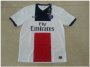 13-14 PSG Away White Soccer Jersey Kit(Shirt+Shorts)