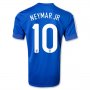 2013 Brazil #10 NEYMAR JR Blue Away Jersey Shirt